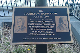 Hamilton Burr duel site