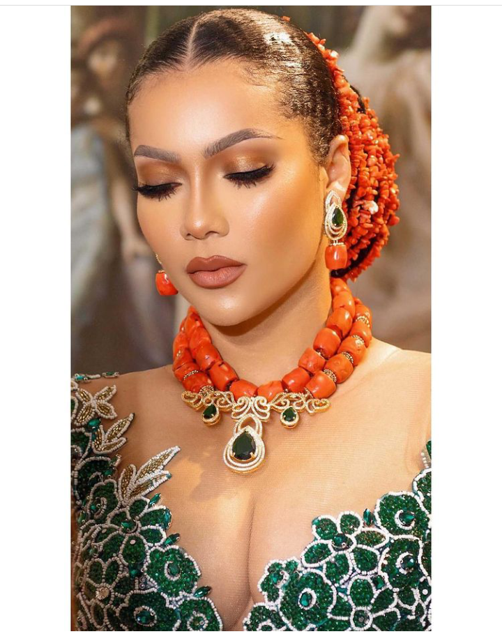 BBNaija: Maria Chike stuns in Igbo attire, says "Imo state kwenu"