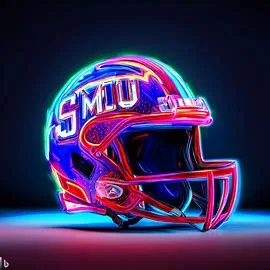 SMU Mustangs Concept Football Helmets