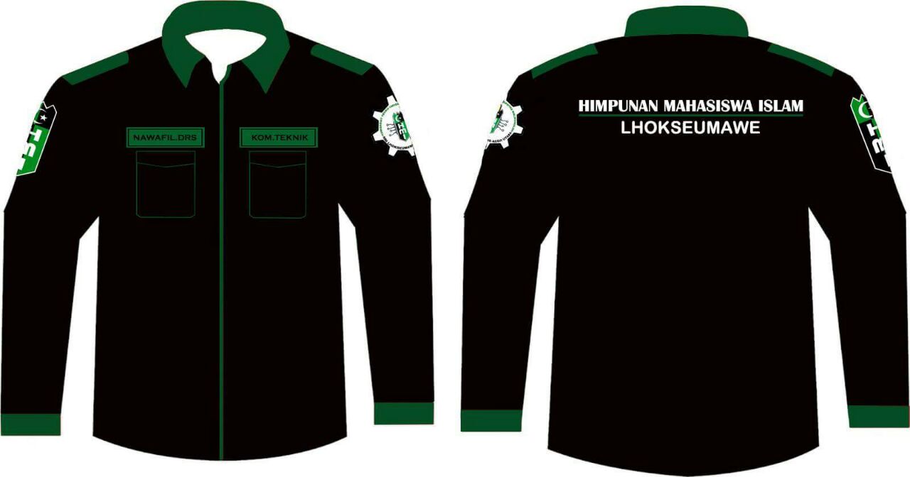 Template Desain  Baju  Pdh