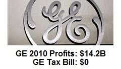 general electric paid no federal taxes in 2010