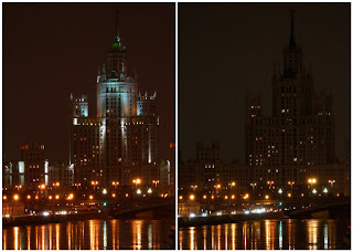 Moscow River Earth Hour 2013