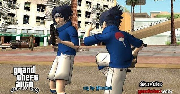 Ped, Skin, dan Jutsu Sasuke | GTAind - Mod GTA Indonesia