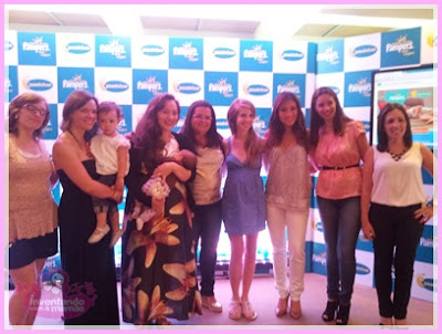 Daniele Suzuki  no evento da Pampers