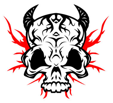 Tribal skull Designs skull designs