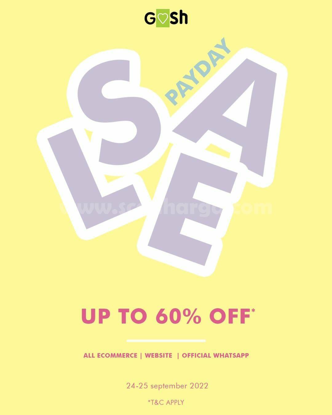 Promo GOSH SHOES PAYDAY SALE ! DISCOUNT Up To 60% OFF