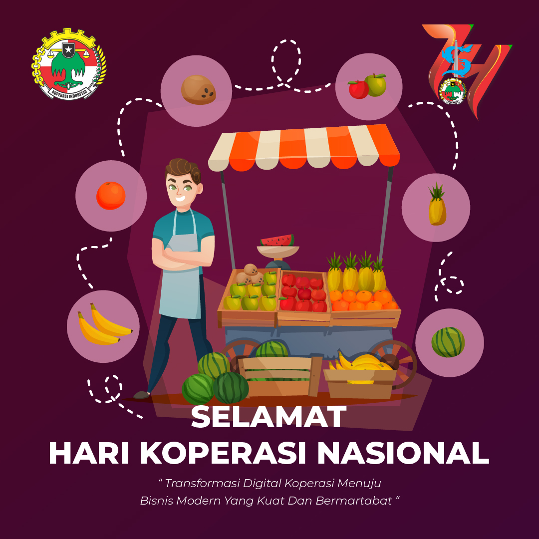 Gambar Ucapan Selamat Hari Koperasi Nasional - 12 Juli 2021