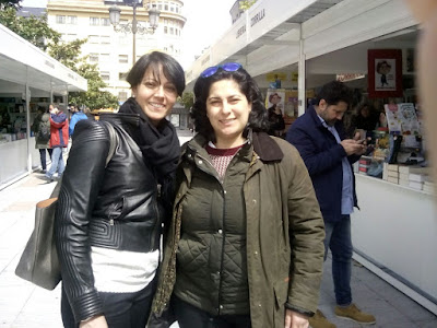 La portavoz de Ciudadanos en Ponferrada visitó la Feria del Libro.