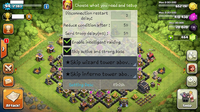 BOT Clash of Clans Auto All Android