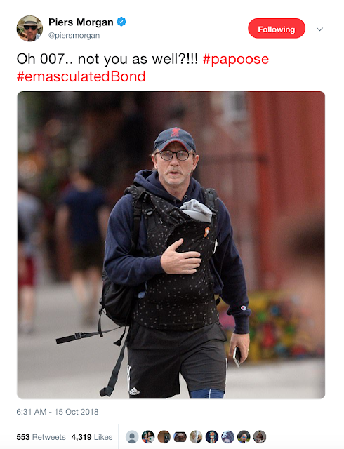 Daniel Craig, Piers Morgan, Papoose, Parenting, Dad life, new baby, 