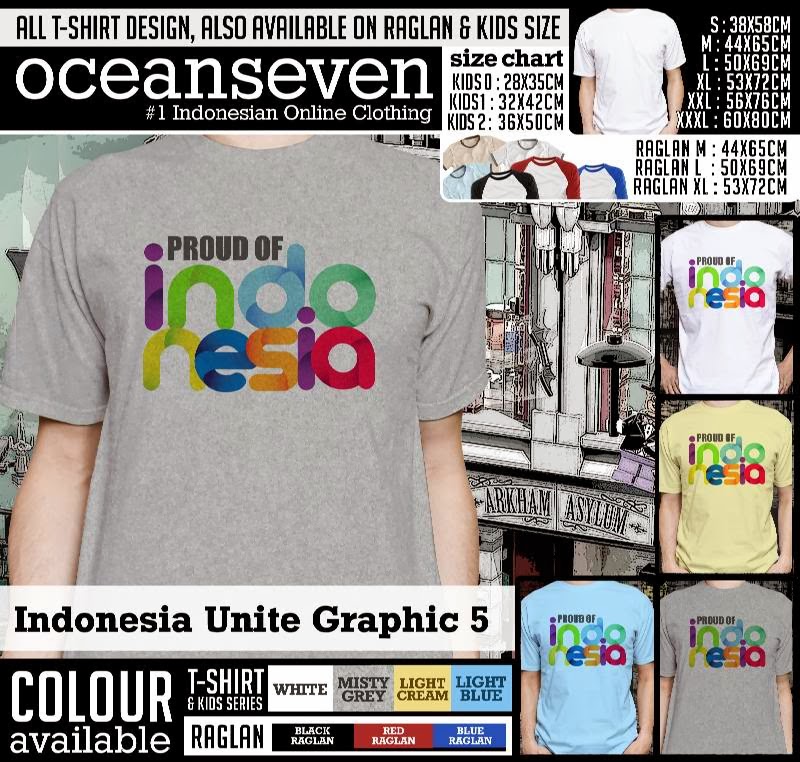 Kaos Indonesia Unite Graphic 5