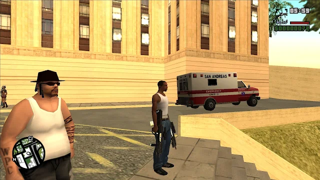 GTA San Golden Weapon Pack With Double Hand Mod