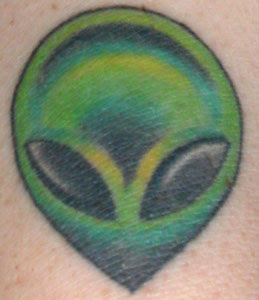 alien tattoos