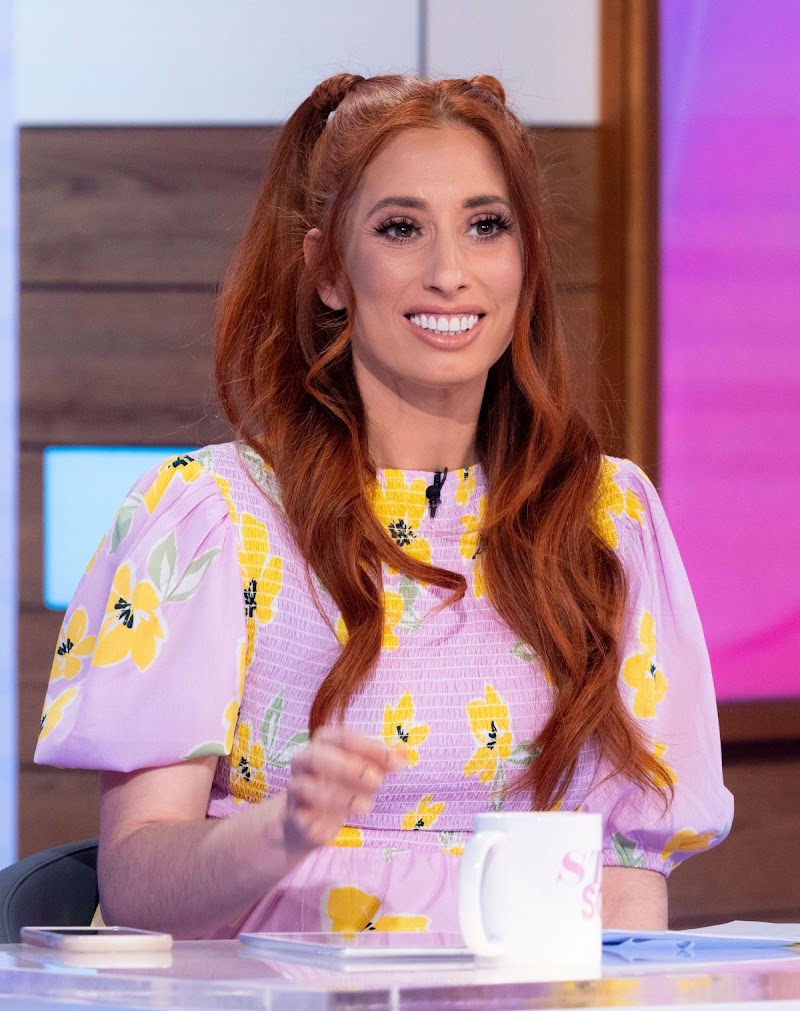 Stacey Solomon Clicks at Loose Women TV Show in London 23 Apr-2021