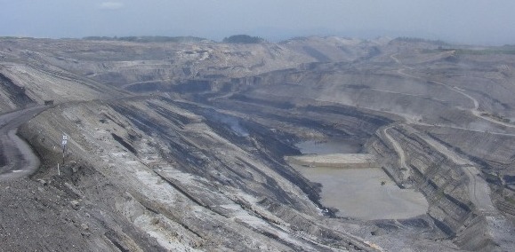 Tambang Batubara di Kalimantan Selatan, Indonesia