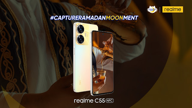 لحظات رمضانية لا تُنسى مع هاتف realme C55 الجديد المزود بكاميرا قوية وسعة تخزين كبيرة