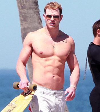 It was family day for Kellan Lutz in Venice CA yesterday April 30 