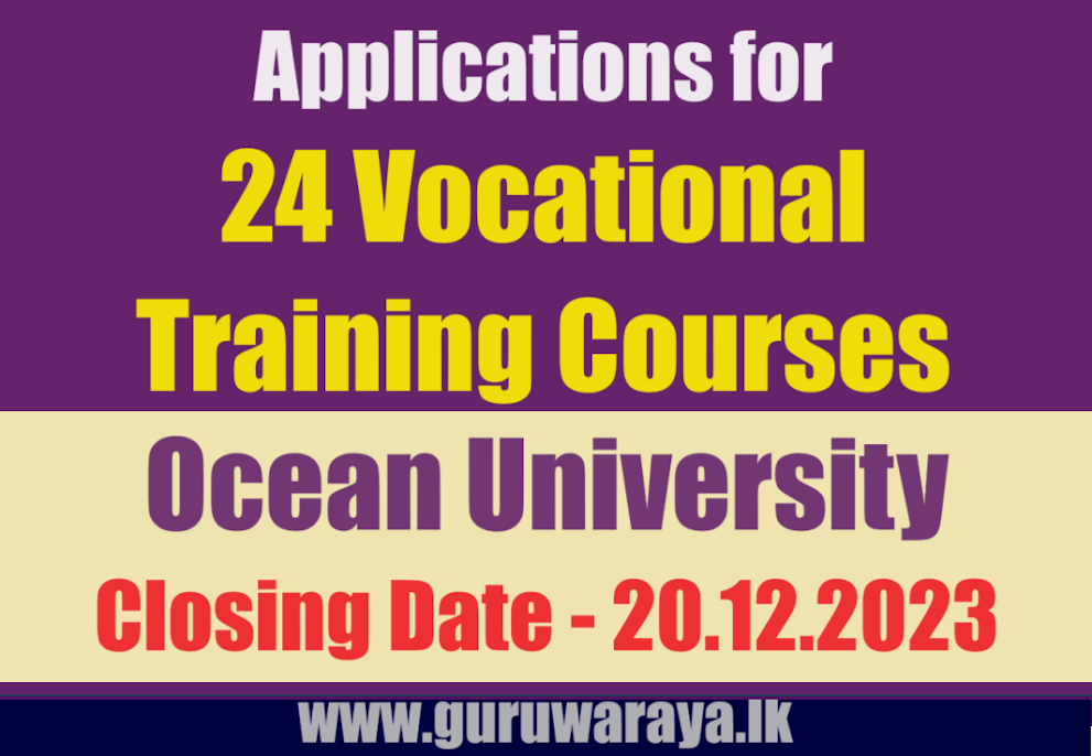Vocational Training Courses - Ocean University
