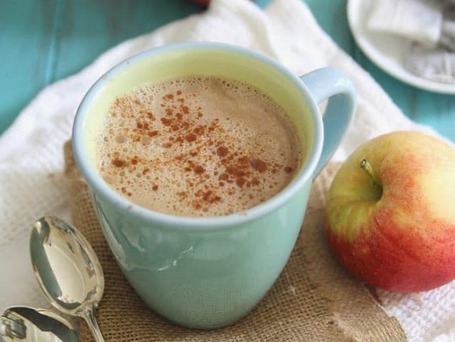 Cinnamon Apple Tea Latte #drinks #latte