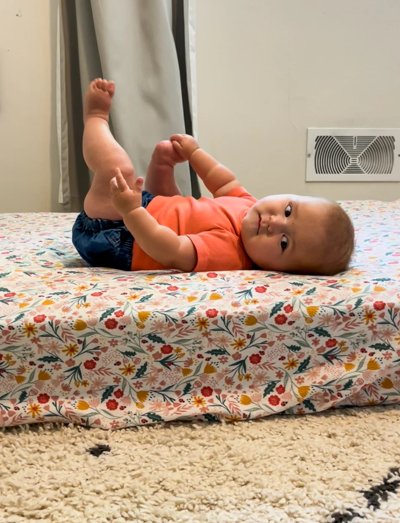 Baby Proofing with a Montessori Floor Bed