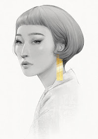 10-The-golden-earring-Procreate Portraits Alex Tang-www-designstack-co