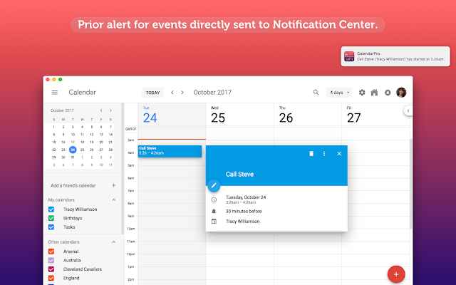 CalendarPro is Simple and Easy to use!