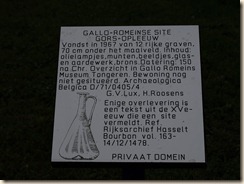 Gors-Opleeuw, Bellevuestraat: Gallo-Romeinse site