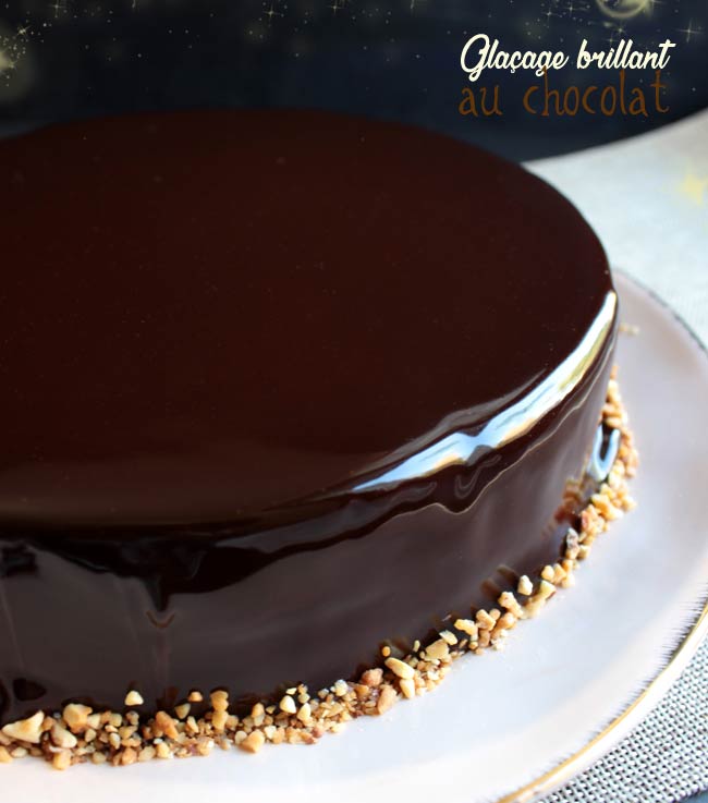 glacage brillant chocolat