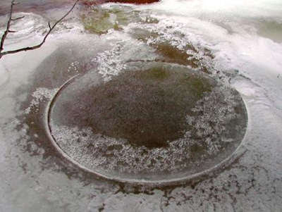 ice circle di Waldo Amerika Serikat