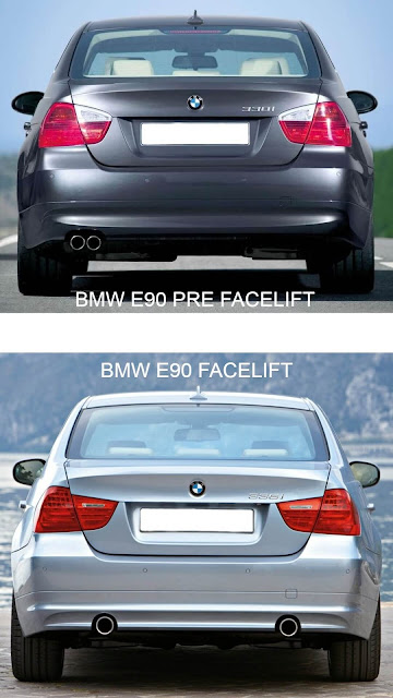 BMW E90 - Tampak Belakang