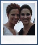 The bride and I
