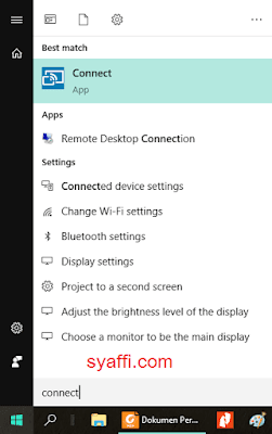 √ Cara Agar Layar di HP Bisa Ditampilkan di Laptop (Mirroring / Screen Cast) dengan Aplikasi Bawaan Windows 10