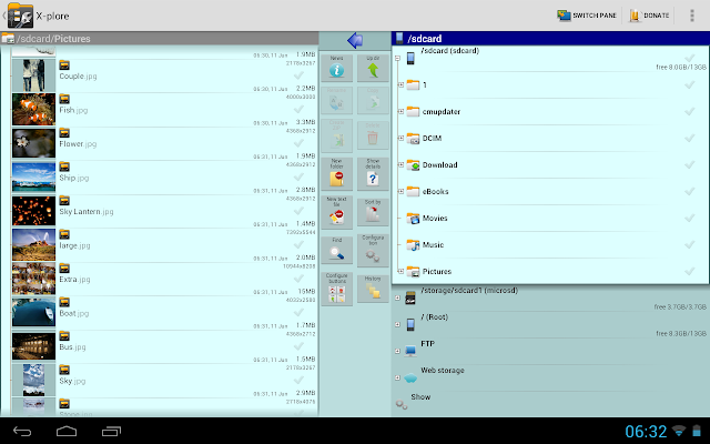 X-plore File Manager Pro: Share in LAN