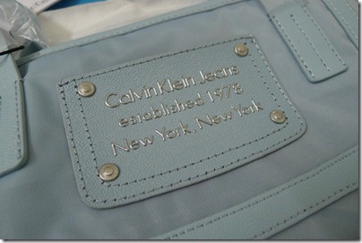 baby blue shopper bag, Calvin Klein