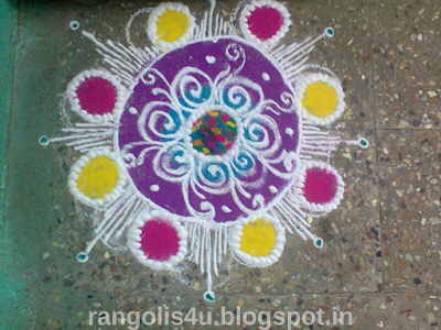 Beautiful Multicolor Rangolis