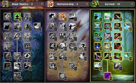 PVP SURVIVAL HUNTER TALENT GUIDE & GLYPHS WOW CATACLYSM 4.3.4