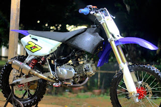 Bebek Modif Jupiter Z grasstrack Ala Motor Cross Terbaru Keren