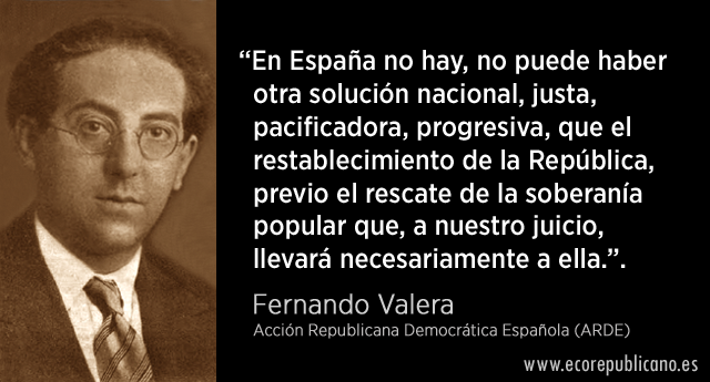 Una voz republicana, por Fernando Valera