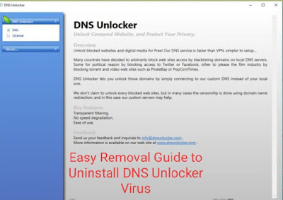 Uninstall DNS Unlocker