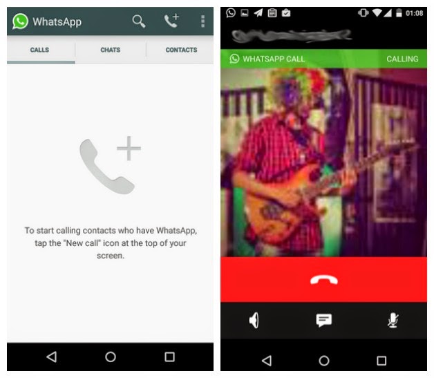 make whatsapp voice call