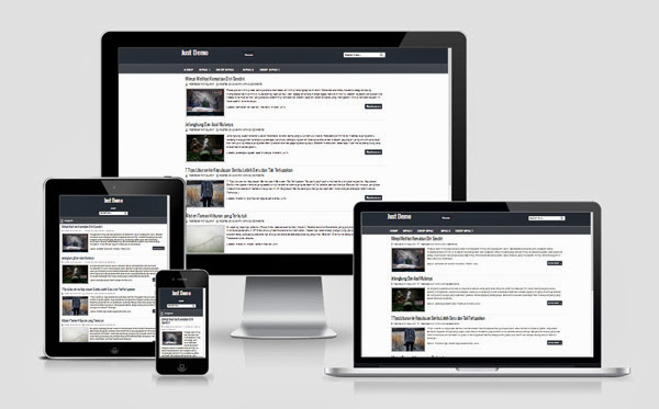 template blogspot free one column responsive