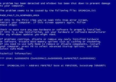 bluescreen of death