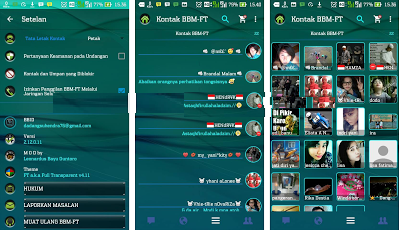 BBM Mod Transparan Work Jailbreak, Kitkat, Lollipop v2.12.0.11