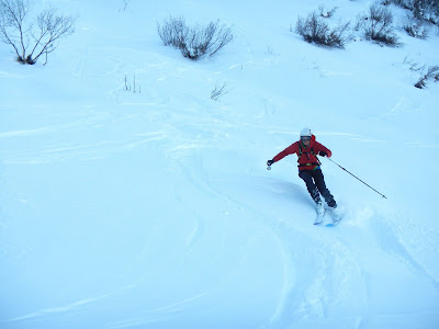 Ski de rando saint gervais-Megève Manu RUIZ