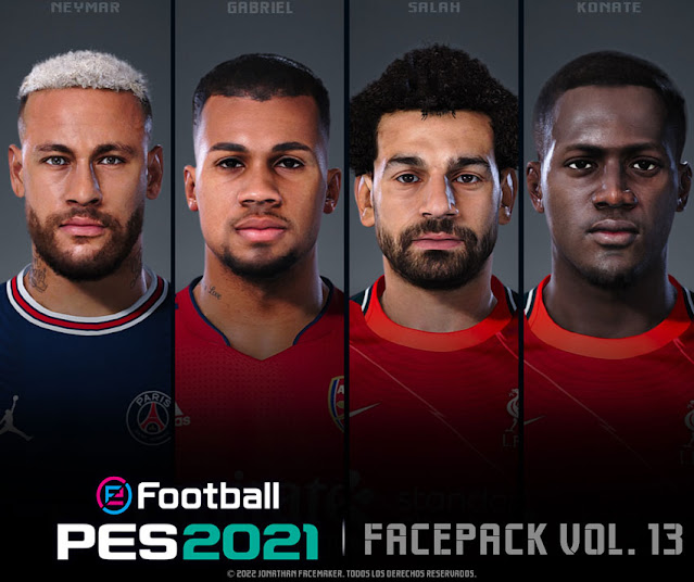 Facepack Vol.13 For eFootball PES 2021