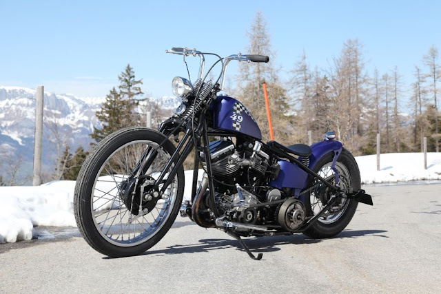 Harley Davidson Panhead 1949 By Bobber FL Motorcycles Hell Kustom 