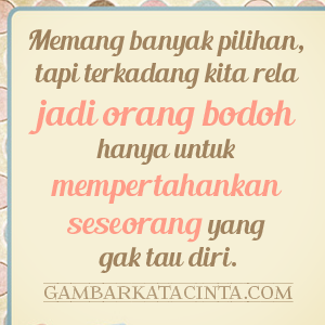 Gambar DP BBM Sakit Hati sama Pacar