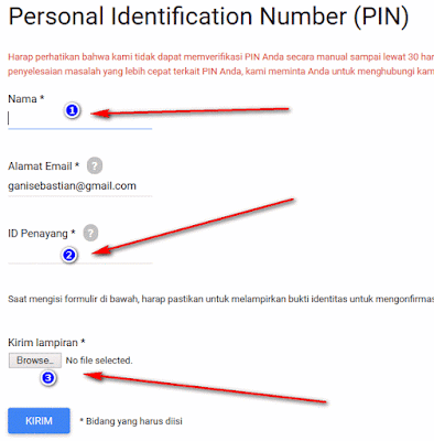 PIN Google Adsense Tidak DaTang? Bisa Verifikasi Dengan KTP