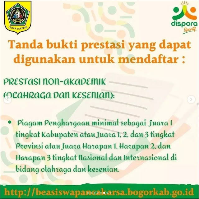 Beasiswa Pancakarsa Kab. Bogor Dibuka Cuma Sampai 21 Oktober 2022 Pendaftaraanya