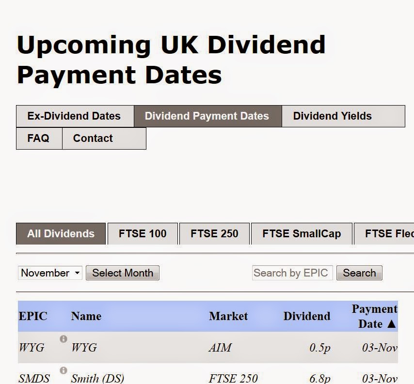 http://www.upcomingdividends.co.uk/dividend-payment-dates.py?m=alldividends